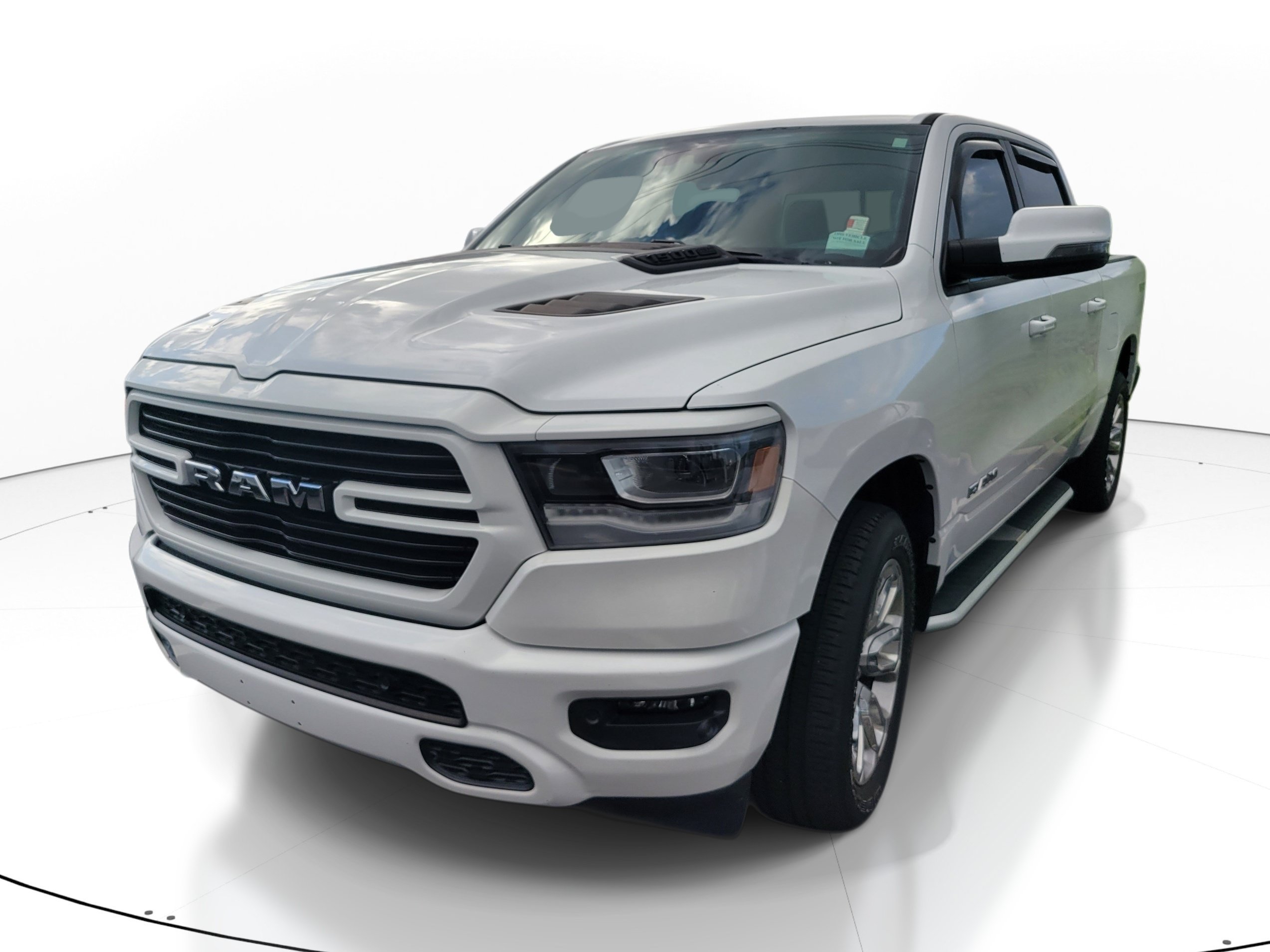 Used 2023 Bright White Clearcoat Ram Laramie image 3
