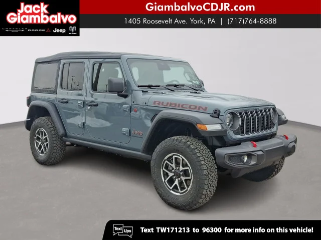 New 2026 Gray Jeep Rubicon image 1