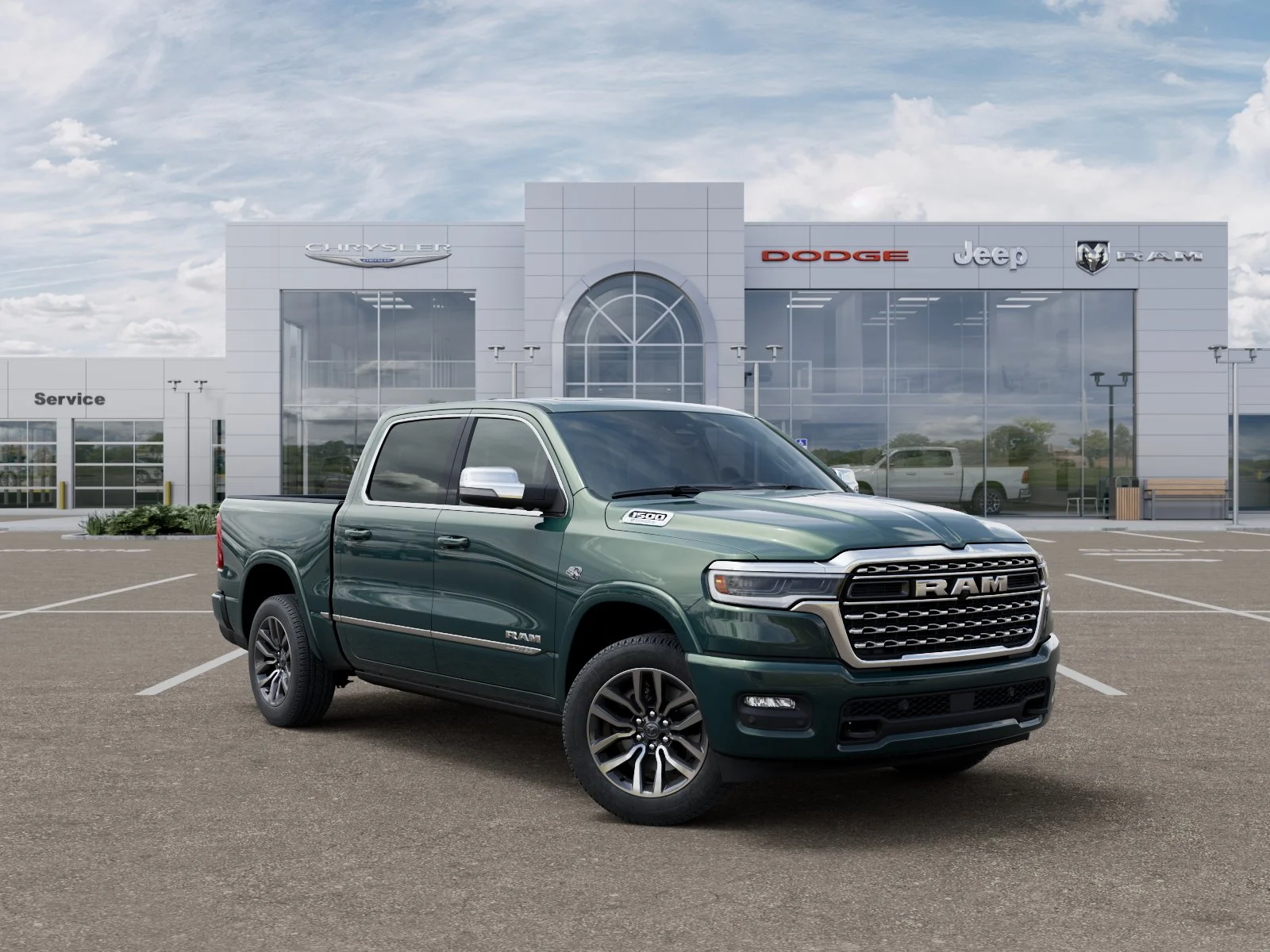 New 2026 Serrano-Green Metallic Exterior Paint RAM Limited image 33