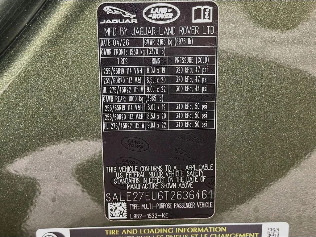 New 2026 Woolstone Green Land Rover X-Dynamic SE image 34