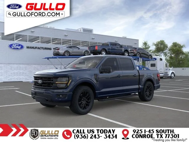 New 2026 Antimatter Blue Metallic Ford XLT image 1