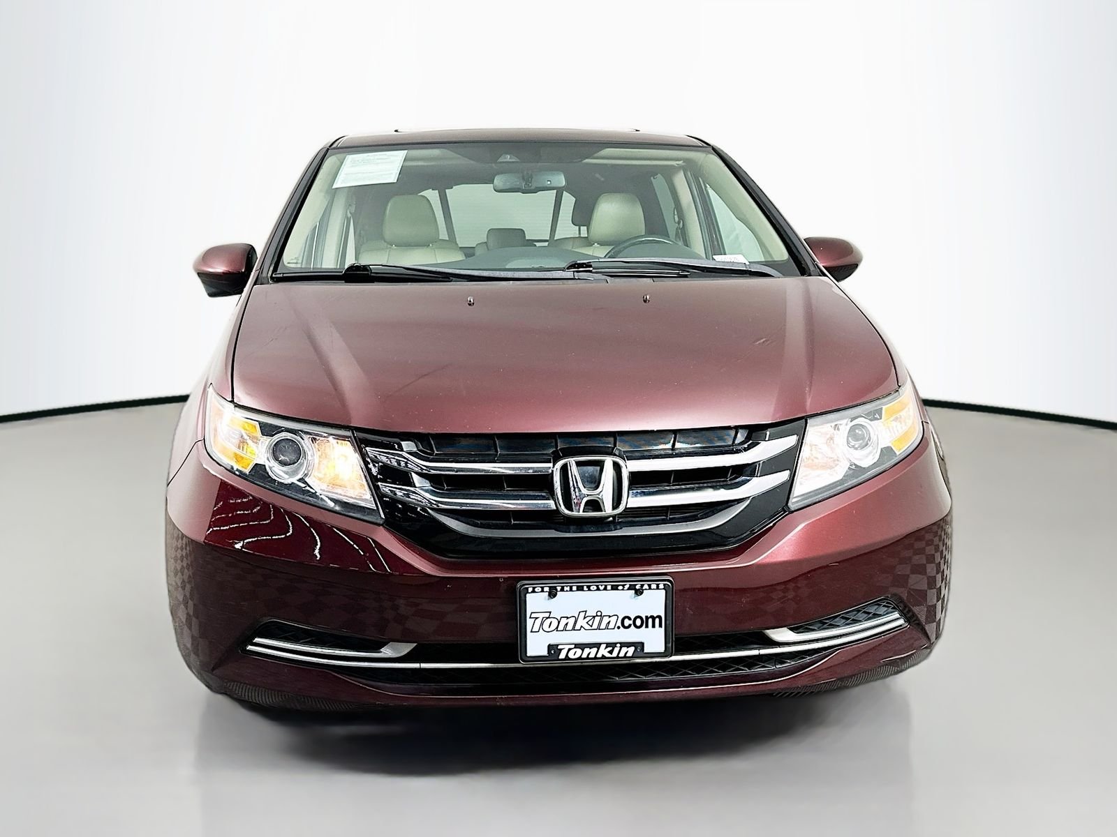 Used 2015 Dark Cherry Pearl Honda EX-L image 2