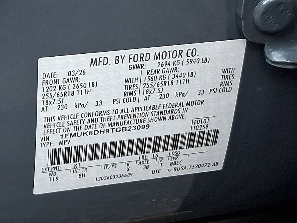 New 2026 Vapor Blue Metallic Ford Active image 14
