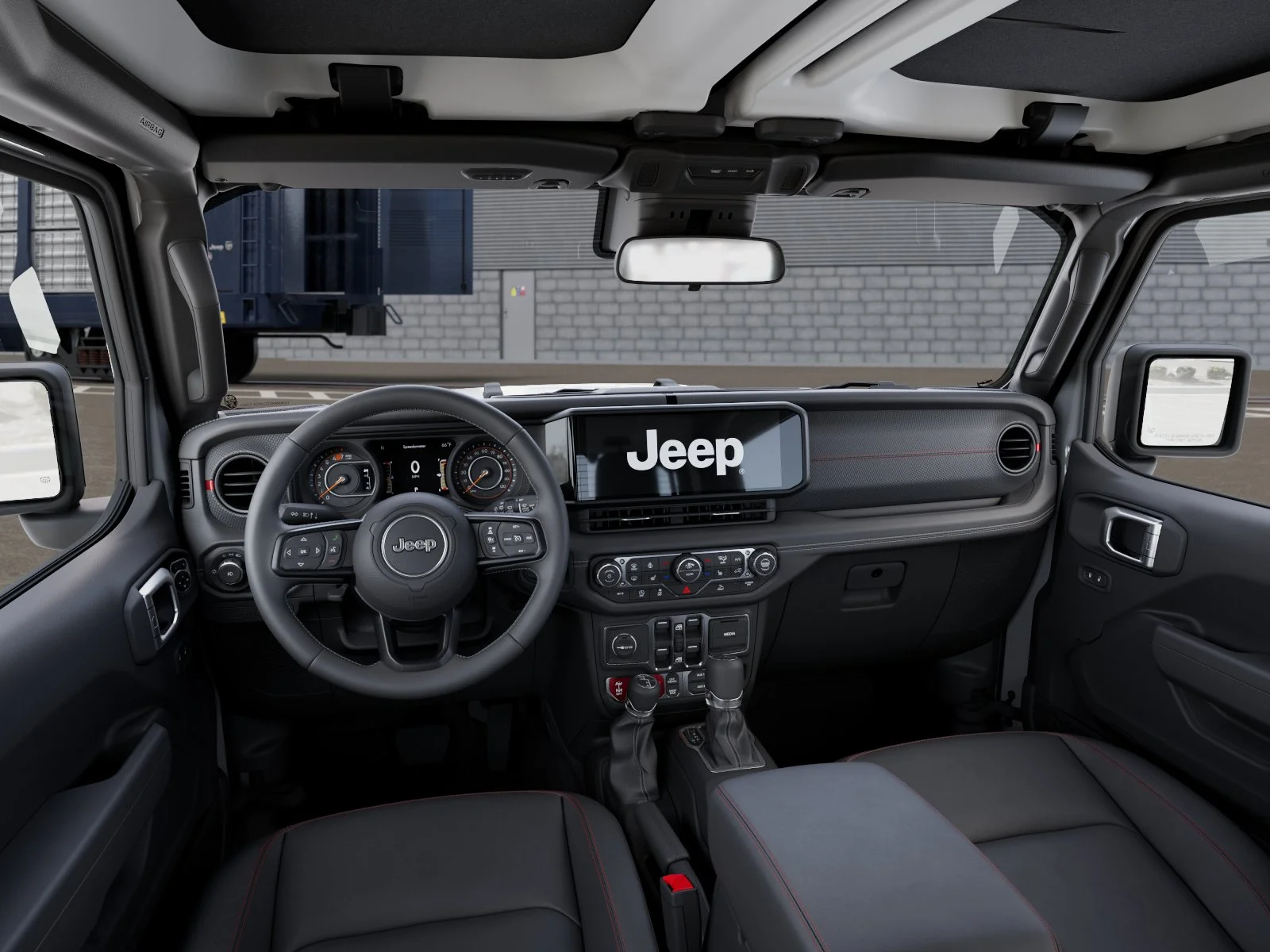 New 2026 Bright White Clear-Coat Exterior Paint Jeep Rubicon image 8