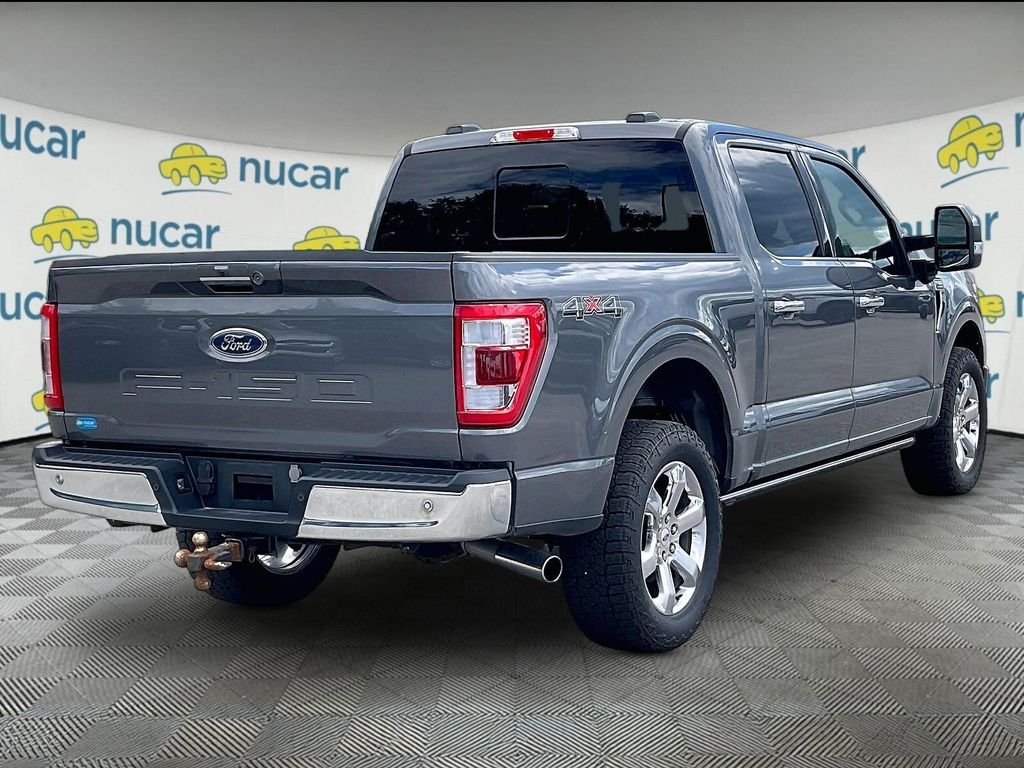 Used 2023 Carbonized Gray Metallic Ford Lariat image 6