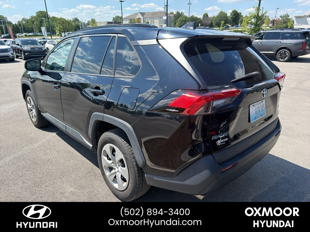 Used 2020 Midnight Black Metallic Toyota LE image 4