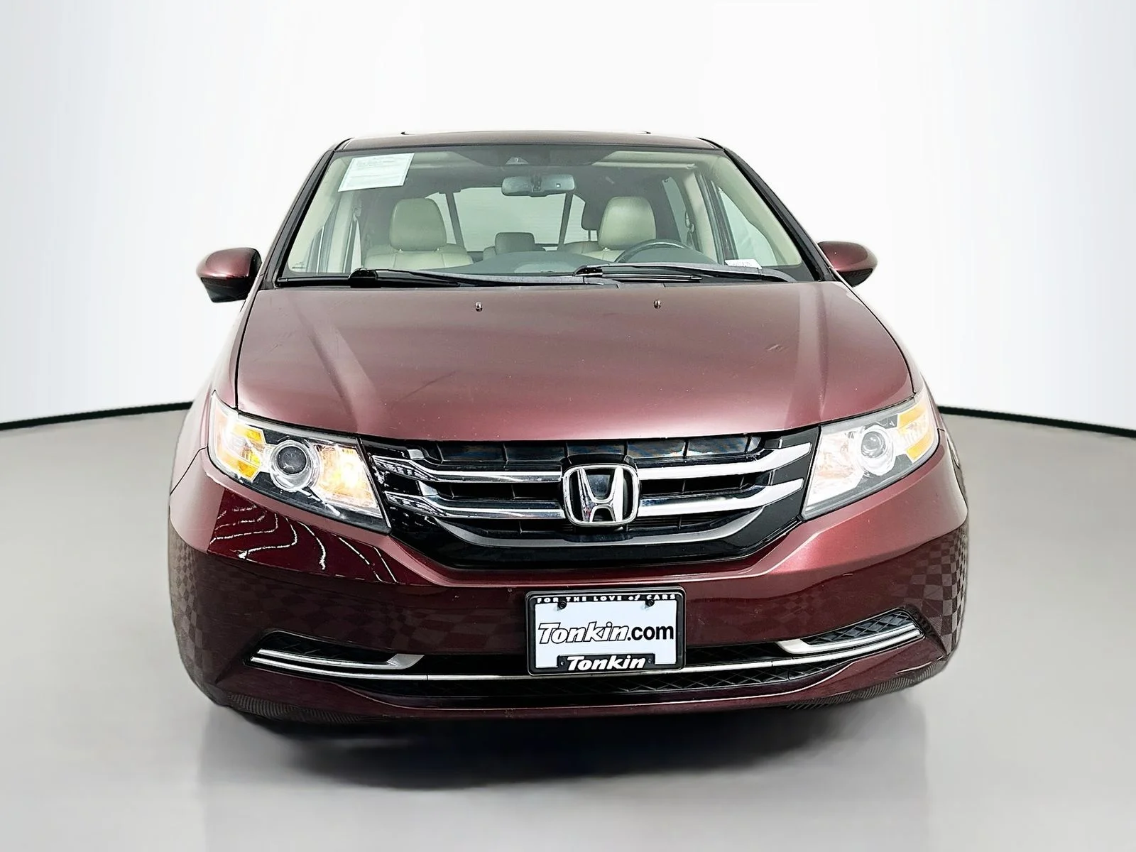 Used 2015 Dark Cherry Pearl Honda EX-L image 2