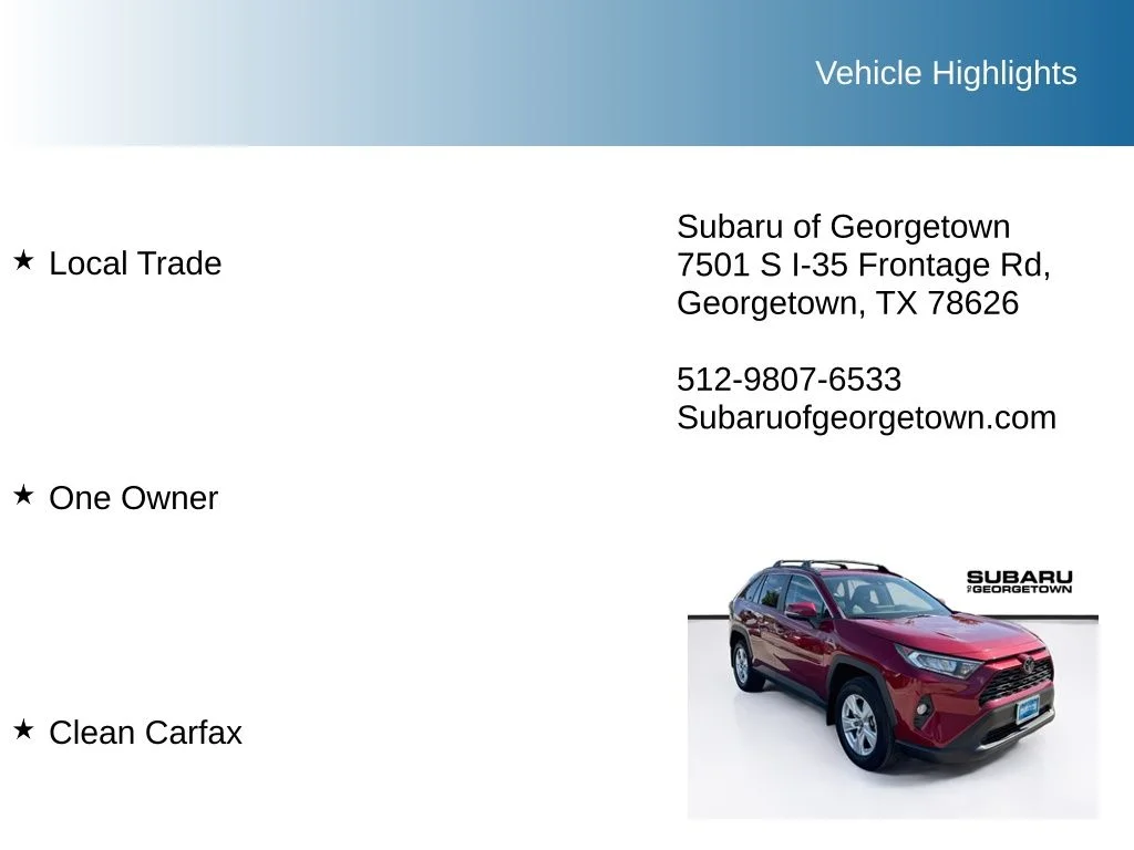 Used 2021 Red Toyota XLE image 10