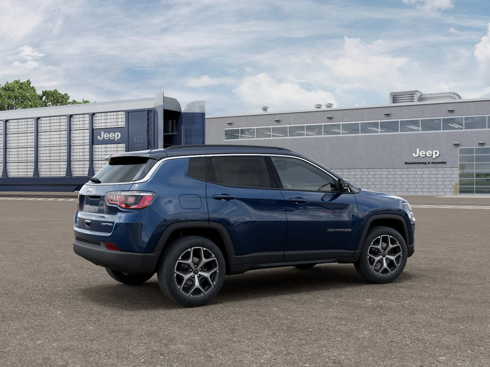 New 2026 Fathom Blue Pearl-Coat Exterior Paint Jeep Limited image 2