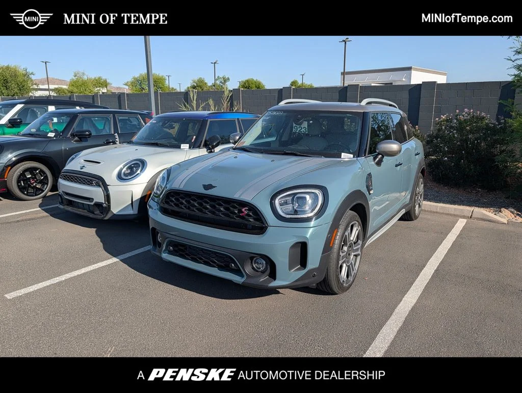 Certified Used 2024 Sage Green metallic MINI Iconic image 1