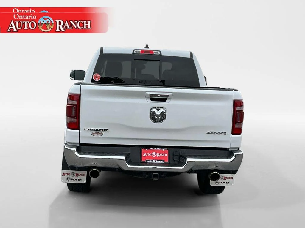 Used 2020 Ivory White Tri-Coat Pearlcoat Ram Laramie image 4
