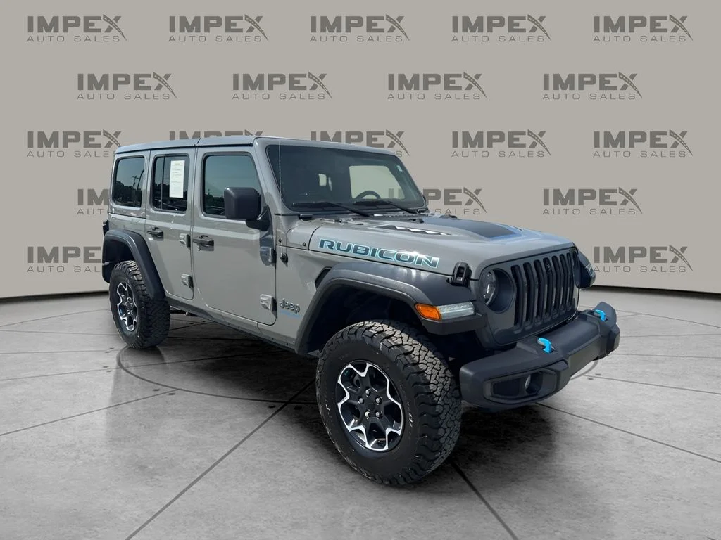 Used 2023 Gray Jeep Rubicon 4xe image 7