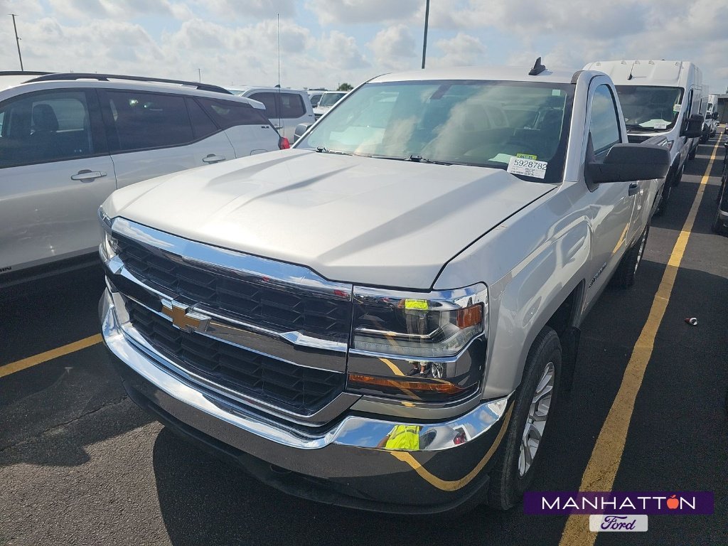 Used 2018 Silver Ice Metallic Chevrolet Work Truck image 1
