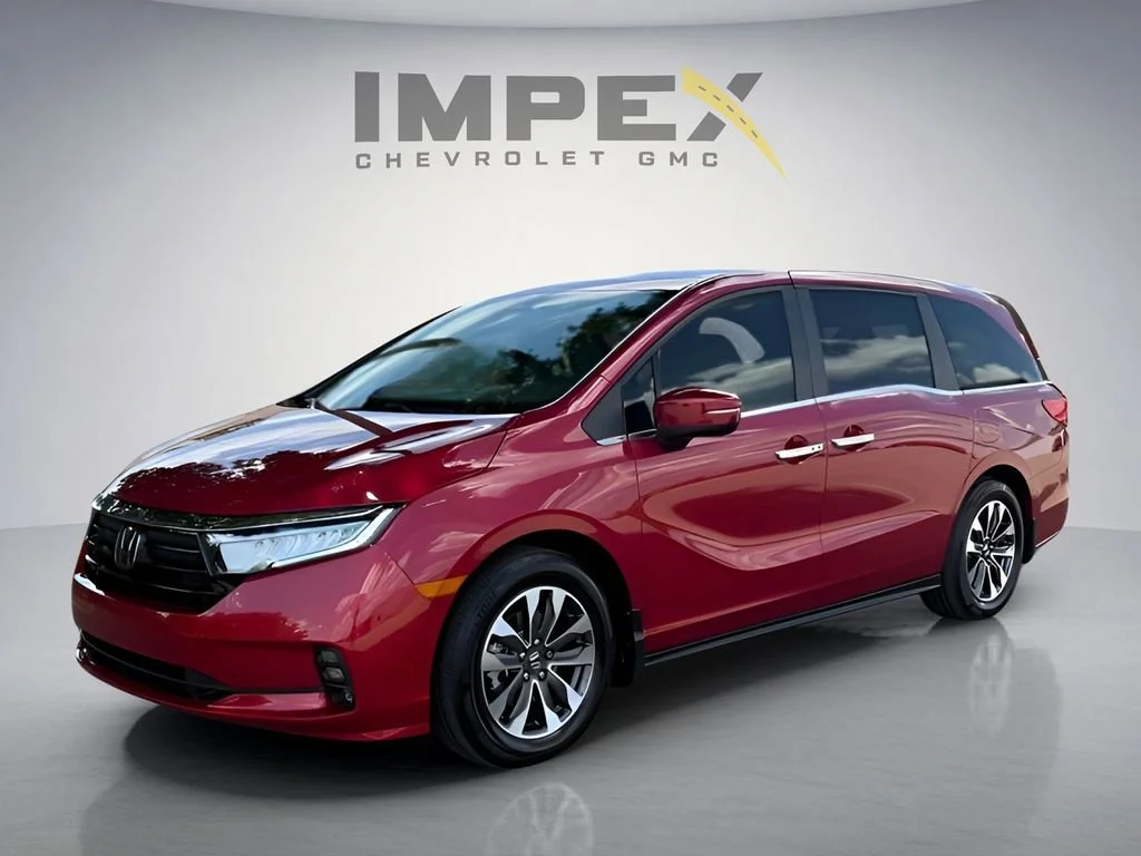 Red 2024 Honda Odyssey EX-L FWD Minivan Front-Wheel Drive 