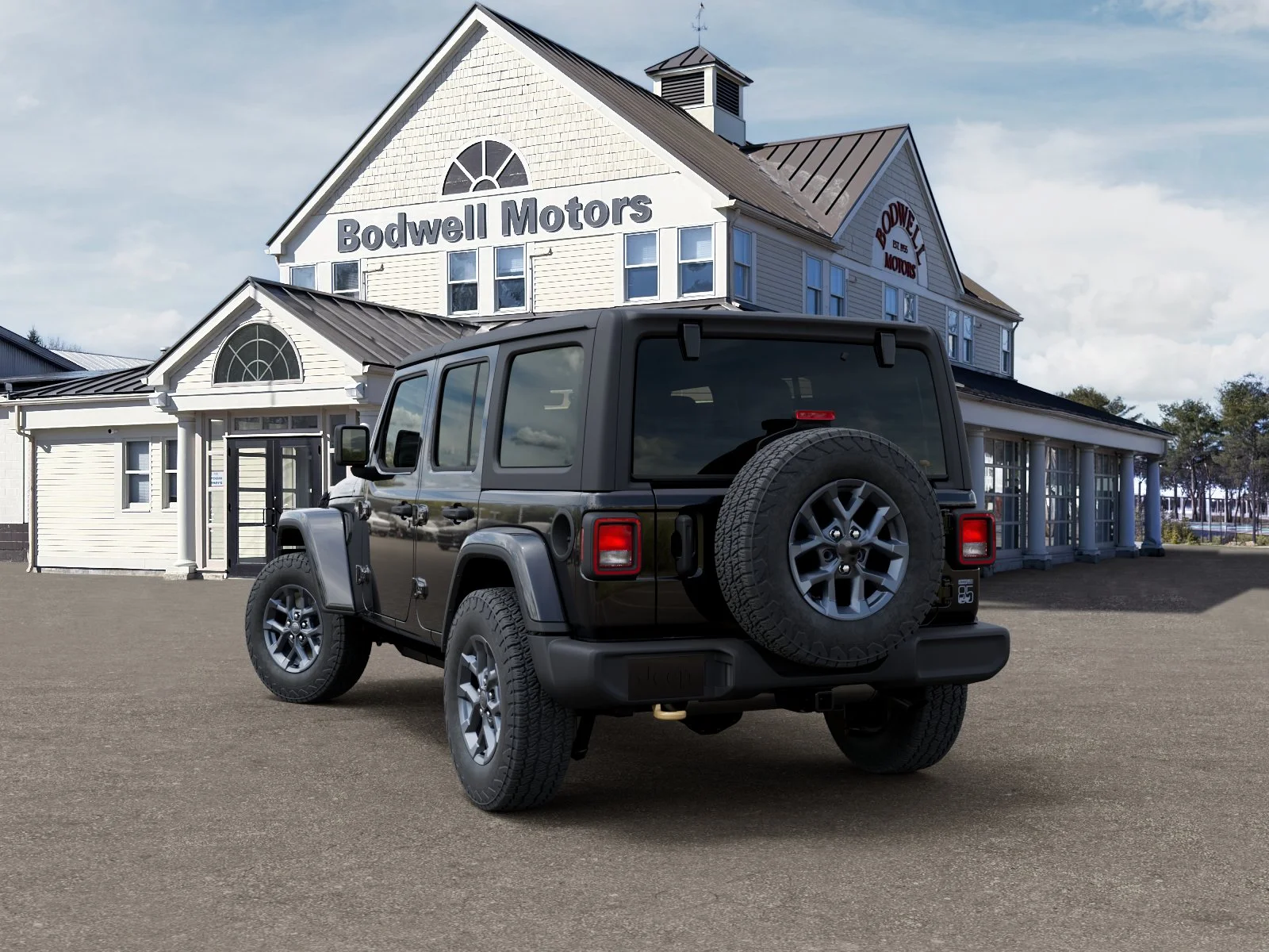 New 2026 Black Clear-Coat Exterior Paint Jeep 4-Door 85th Anniversary Edition image 29