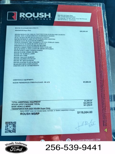 New 2026 Glacier Gray Metallic Tri-Coat Ford Lariat image 17