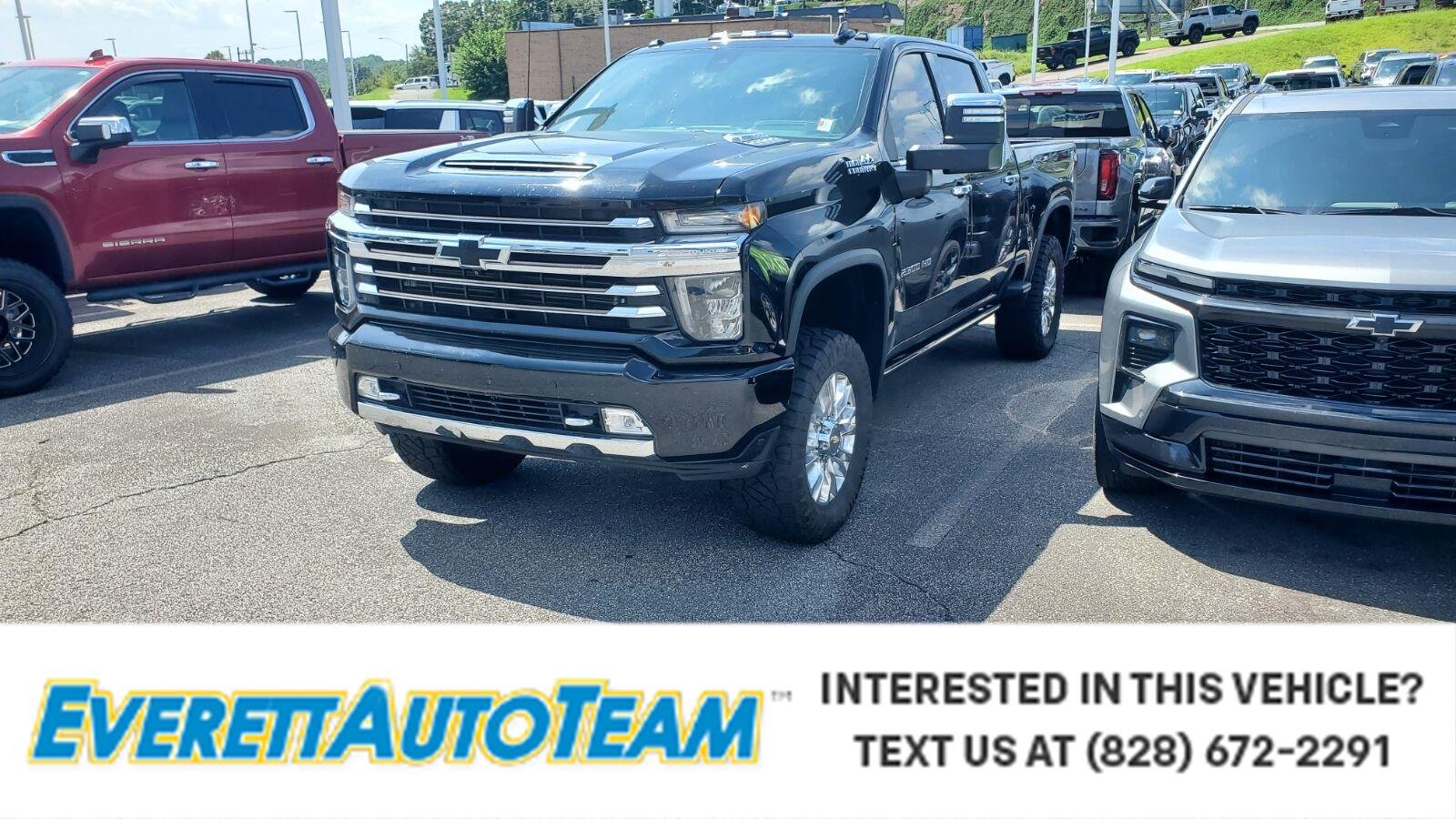 Black 2023 Chevrolet Silverado 2500HD Pickup Truck Four-Wheel Drive 