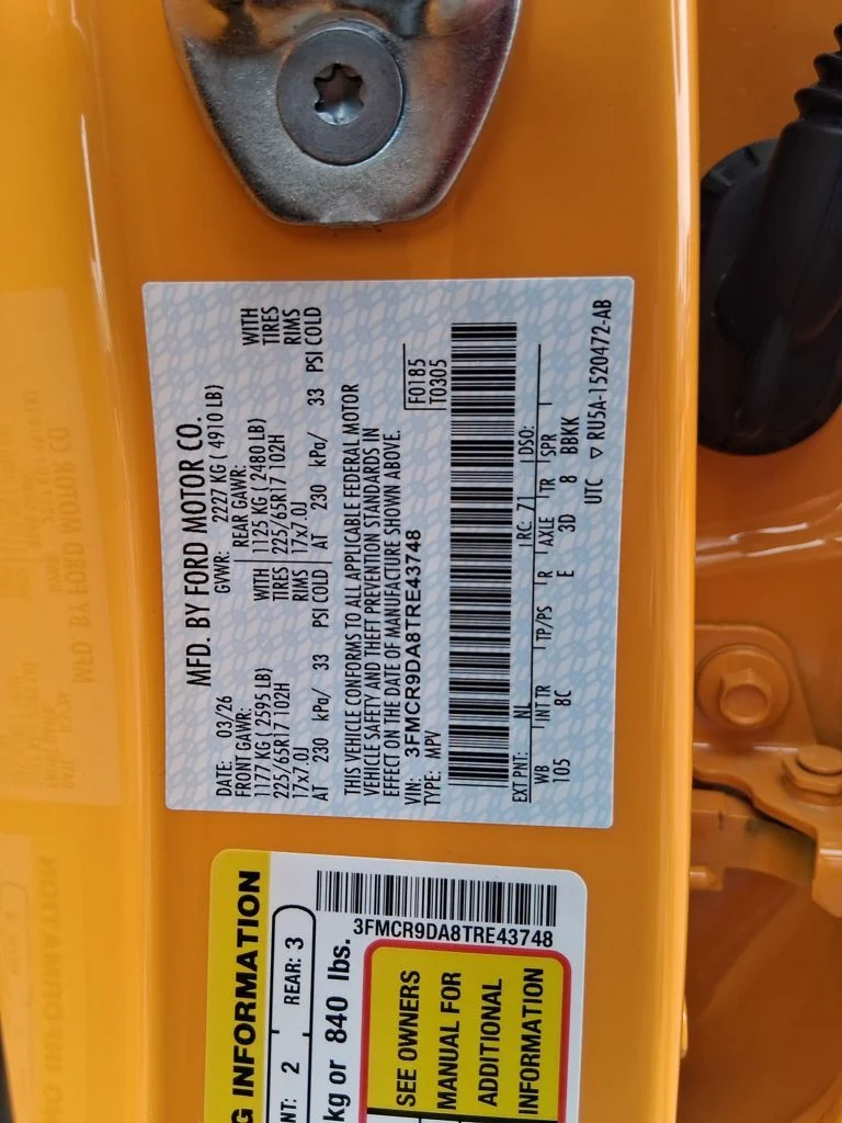 New 2026 Orange Fury Metallic Tri-Coat Ford Badlands® image 27