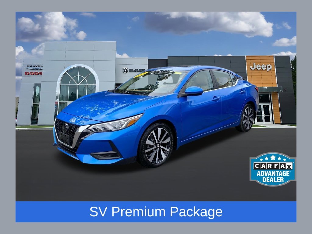 Used 2021 Blue Nissan SV image 1