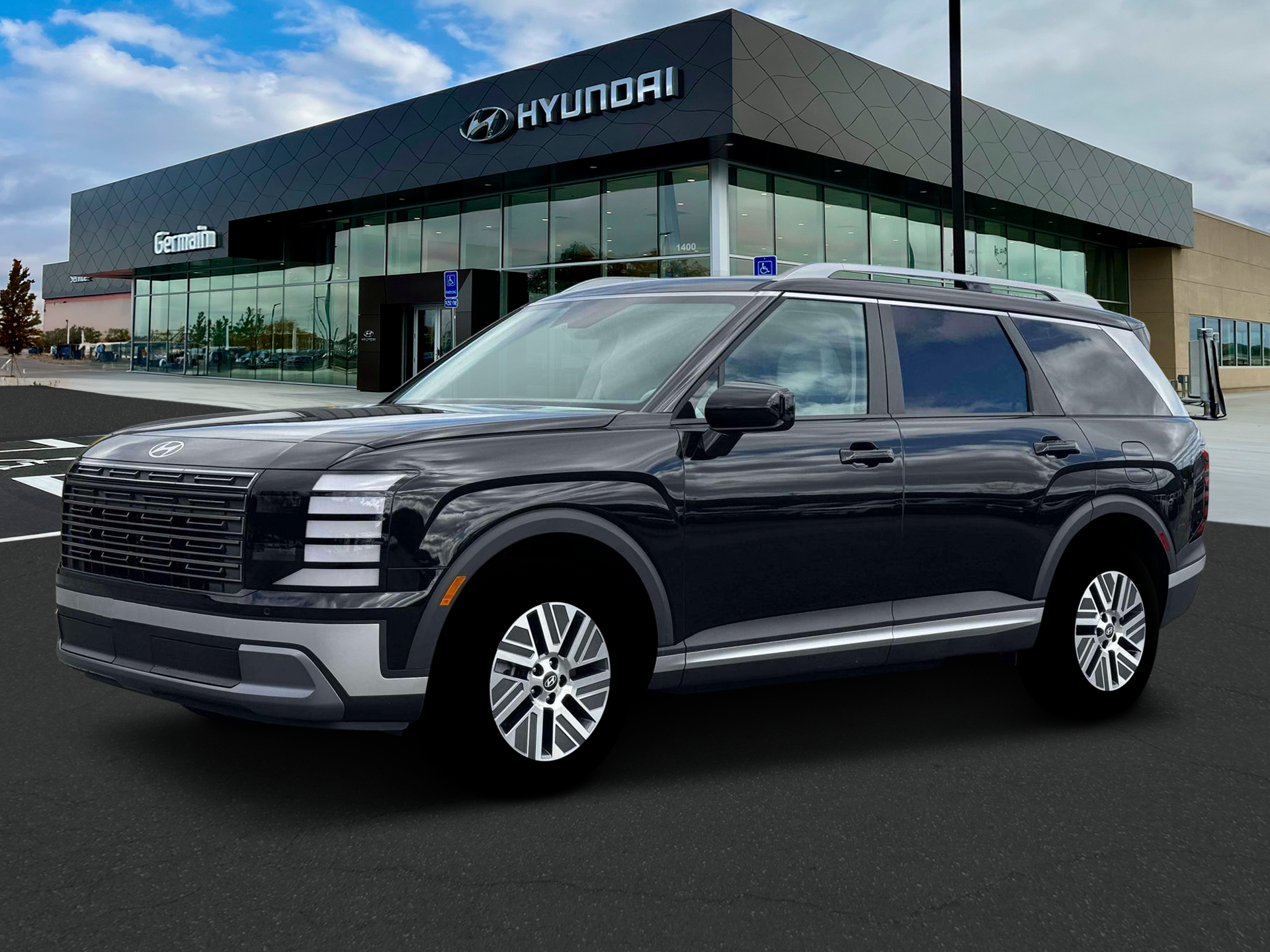 New 2026 Abyss Black Pearl Hyundai SEL 7P image 2