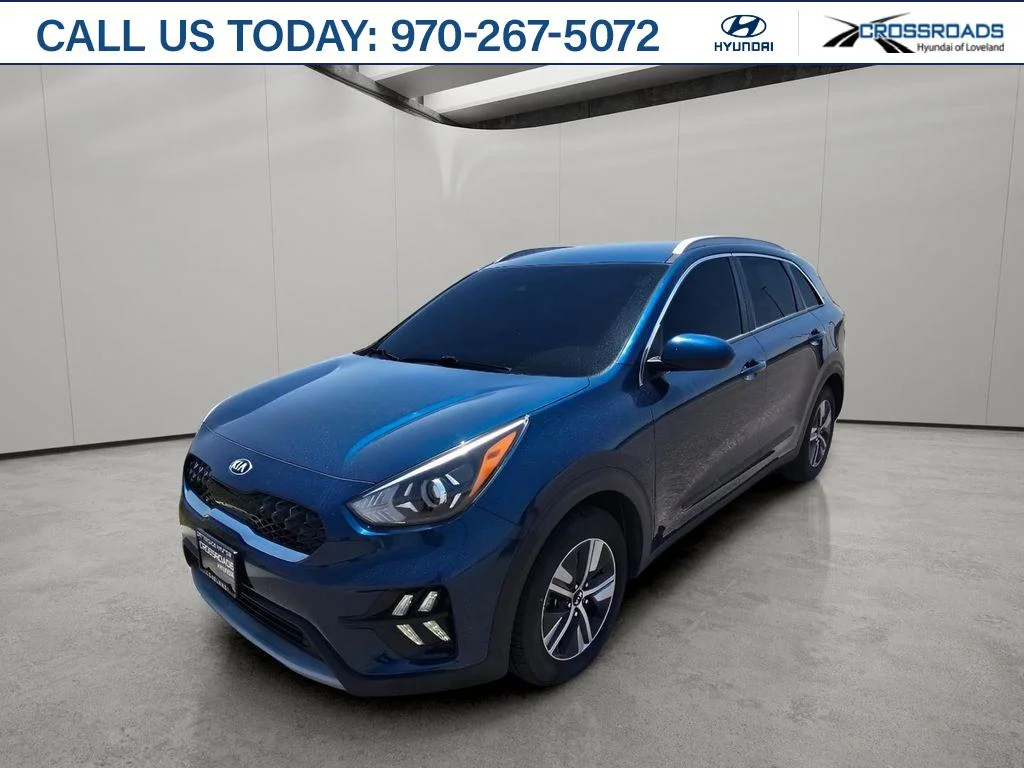 Used 2021 Deep Cerulean Kia LXS image 1