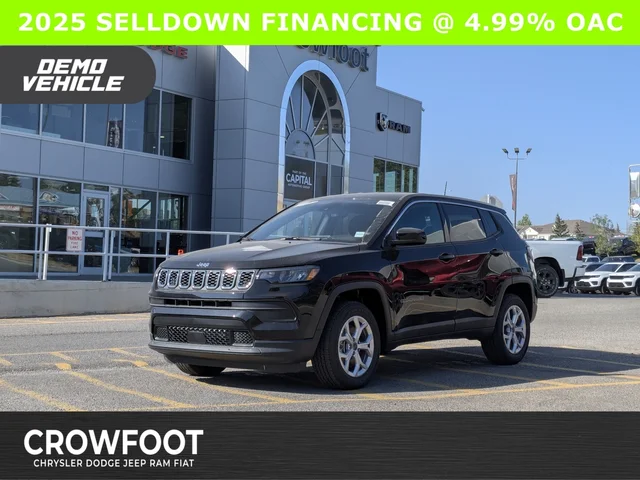 2025 Jeep Compass Sport - 4x4 4.99% OAC - Heated Seats & More!