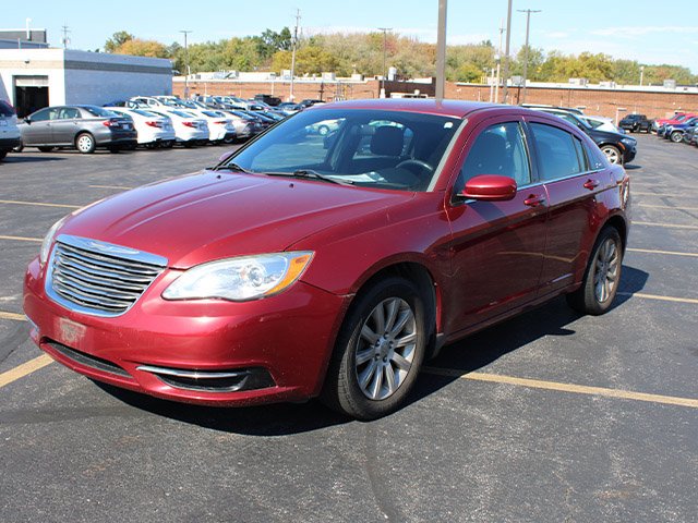 Used 2012 Deep Cherry Red Crystal Chrysler Touring image 2