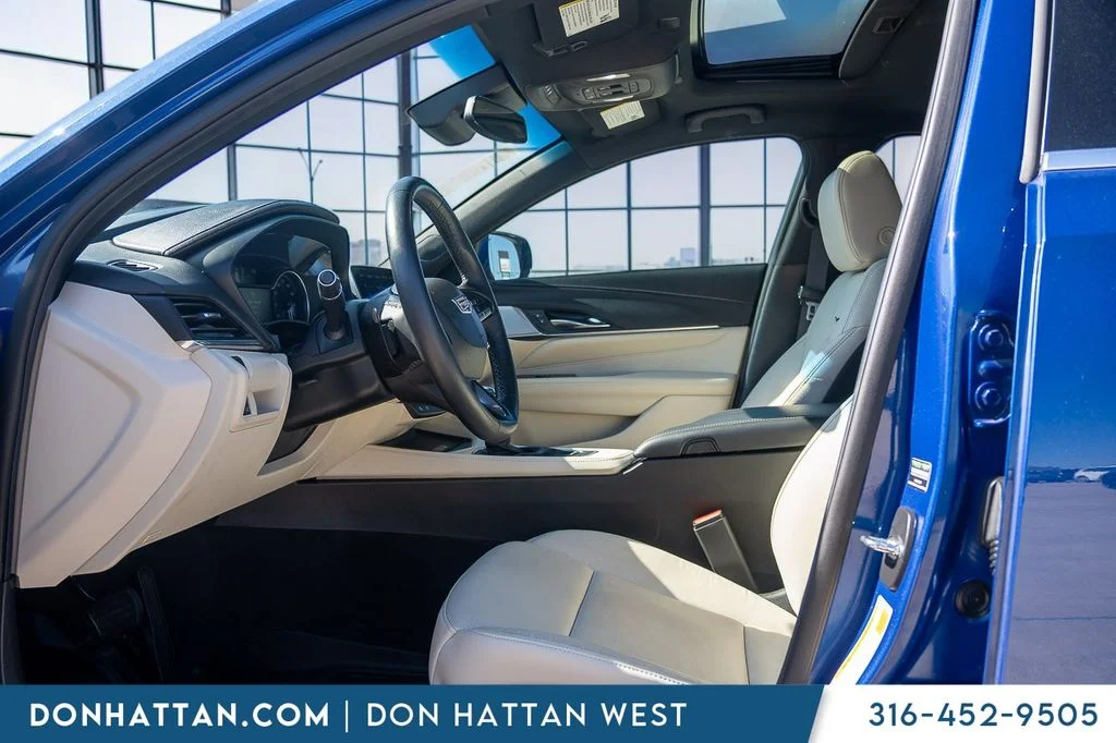 Used 2023 Blue Cadillac Premium Luxury image 3