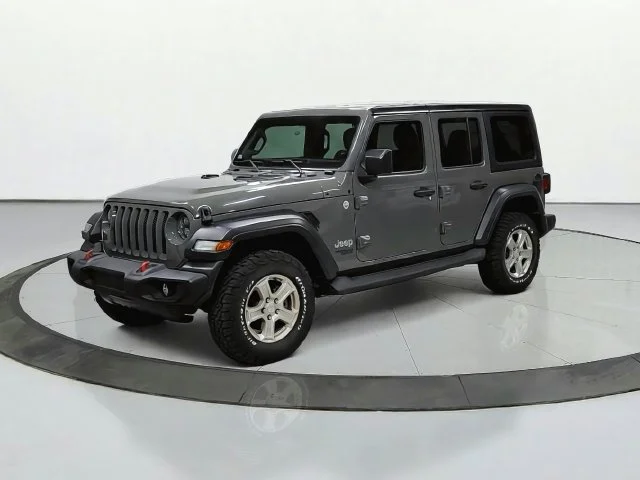 Used 2021 Gray Jeep Unlimited Sport S image 4