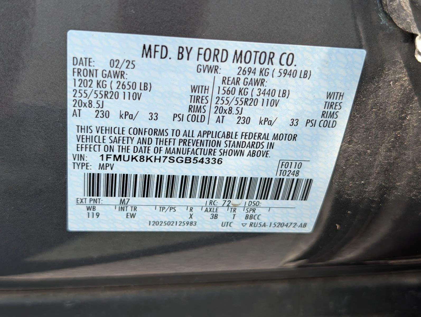 Used 2025 Carbonized Gray Ford ST-Line image 37