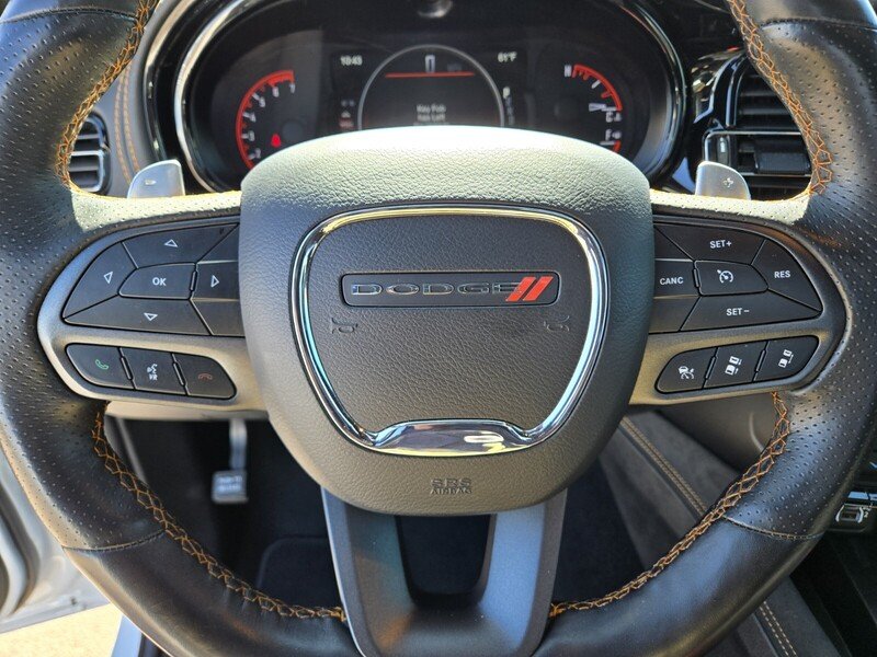 Used 2023 White Knuckle Clearcoat DODGE HEMI ORANGE AWD image 22