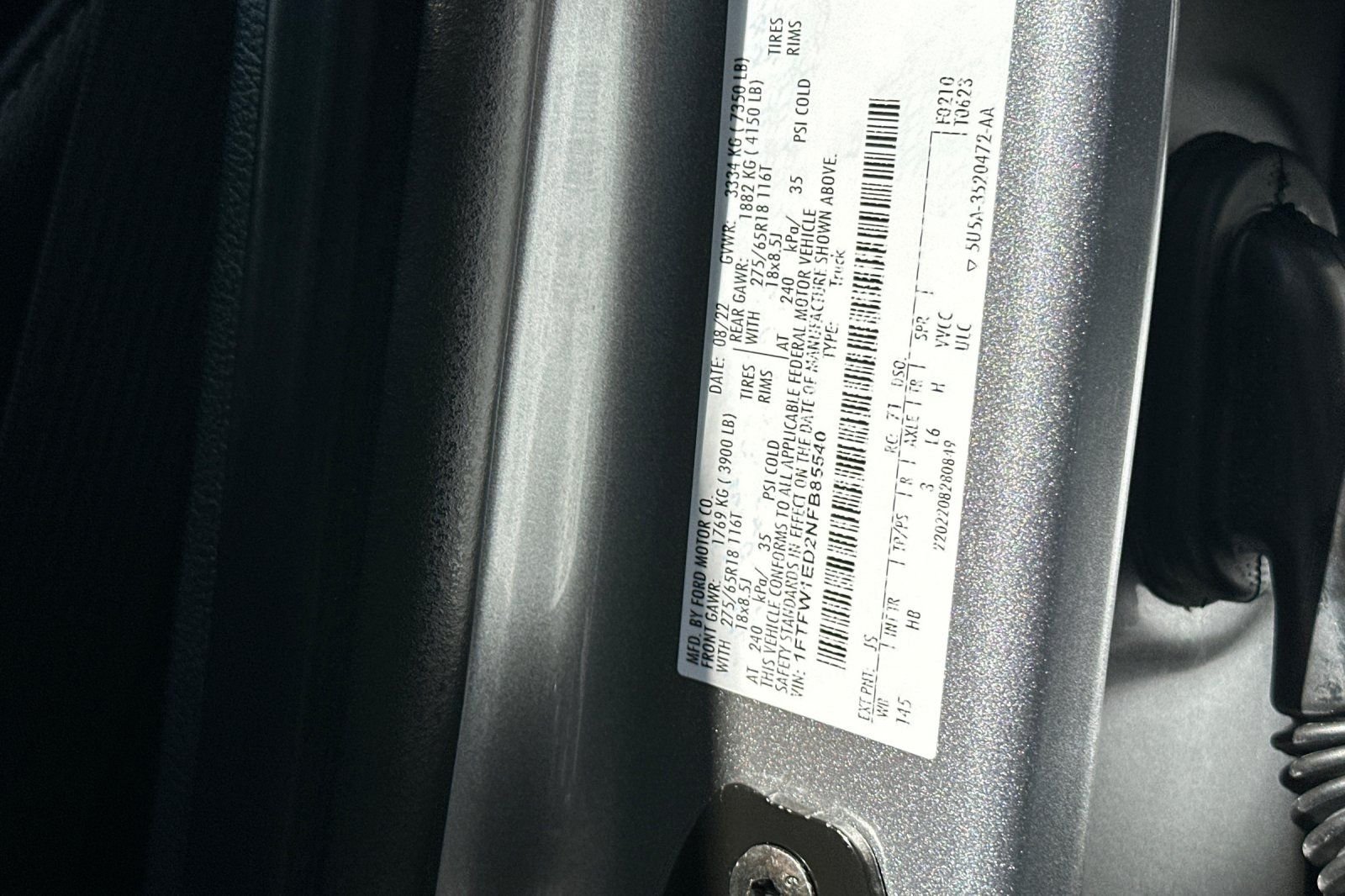 Used 2022 Silver Ford Lariat image 31