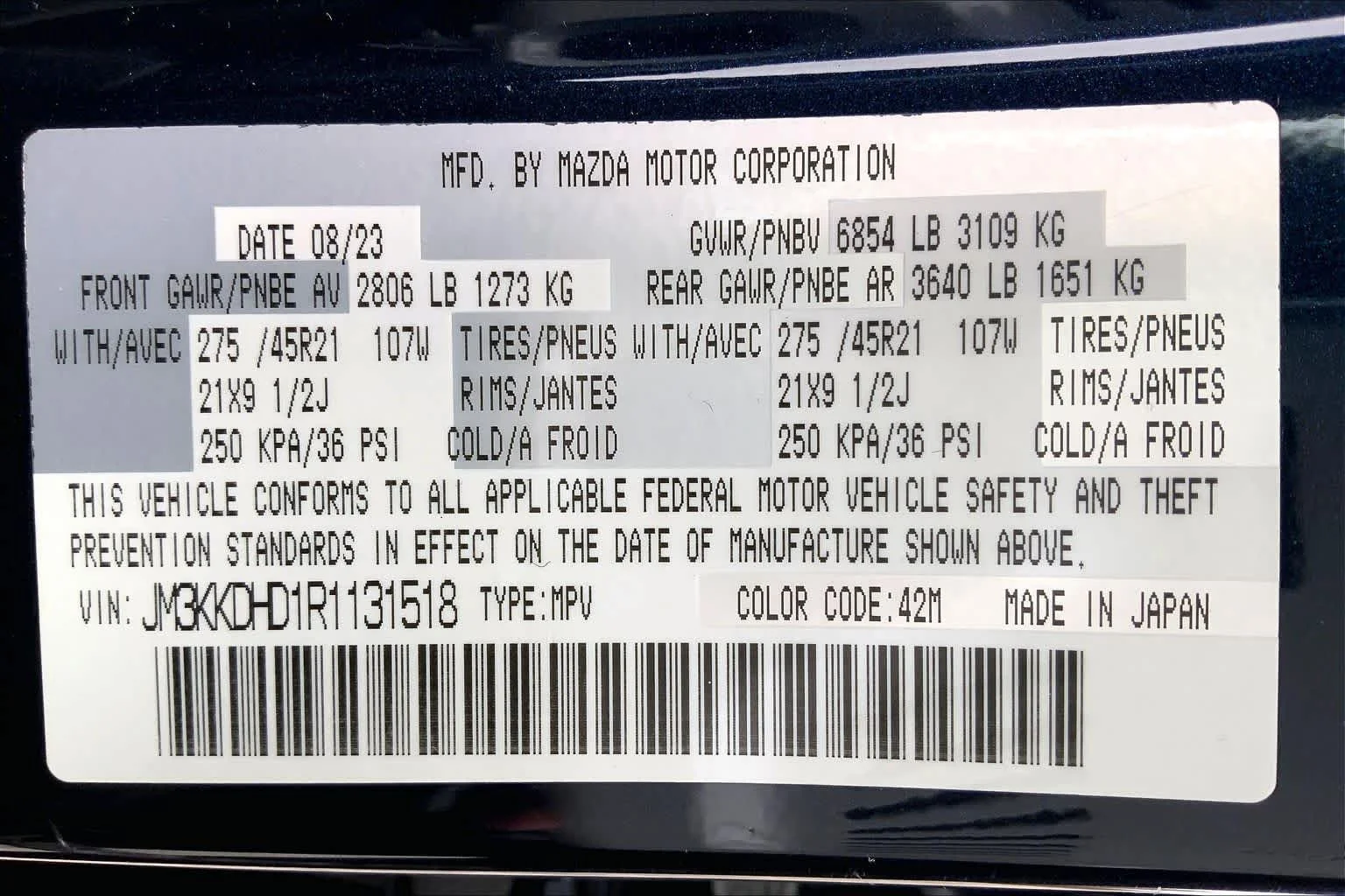 Used 2024 Deep Crystal Blue Mica Mazda 3.3 Turbo Premium image 34