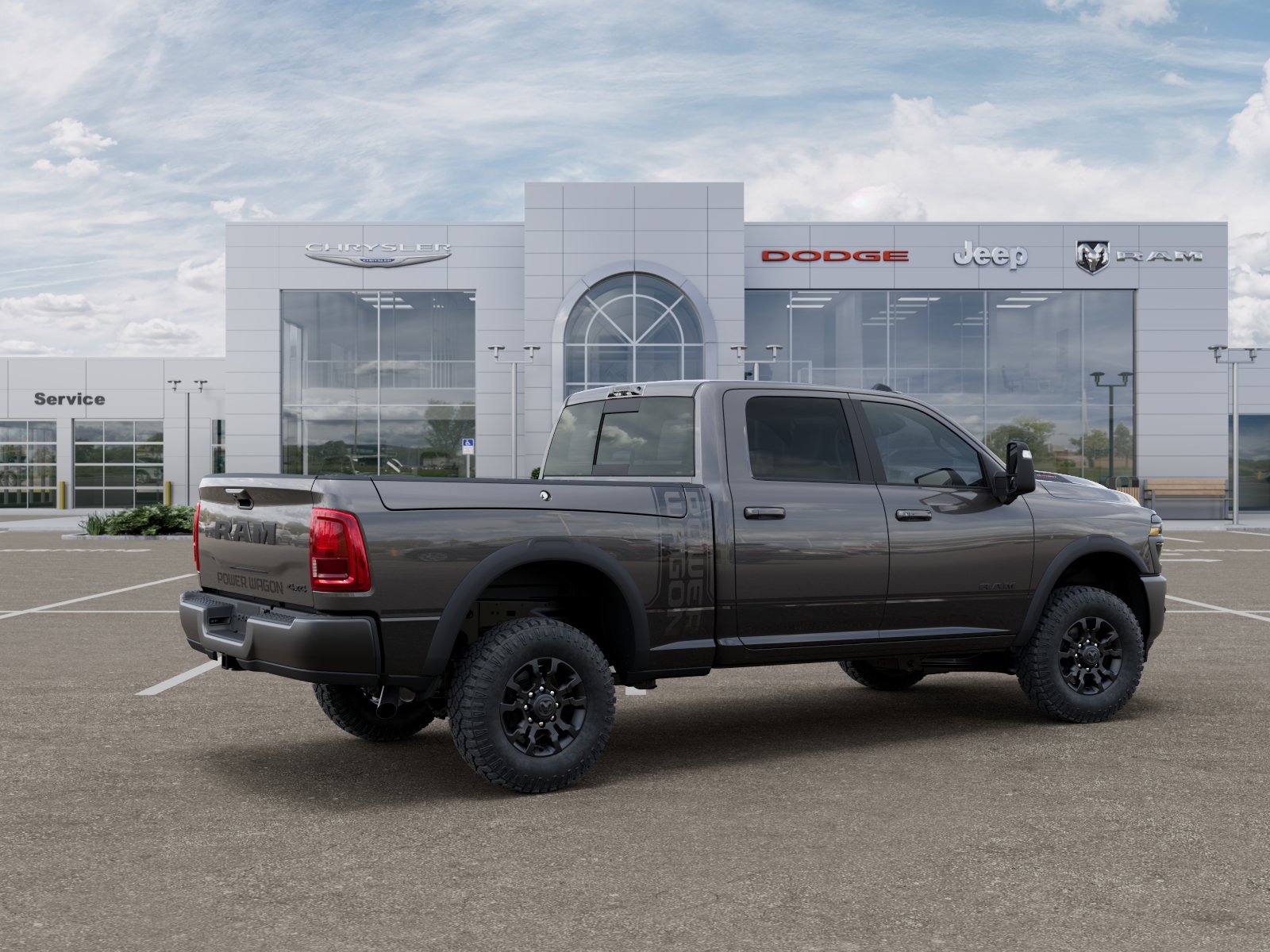 New 2026 Granite Crystal Metallic Clear-Coat Exterior Paint RAM Power Wagon image 31