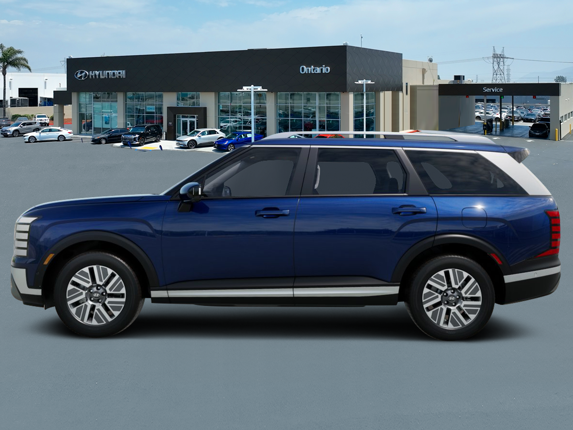 New 2026 Blue Hyundai SEL Premium image 3
