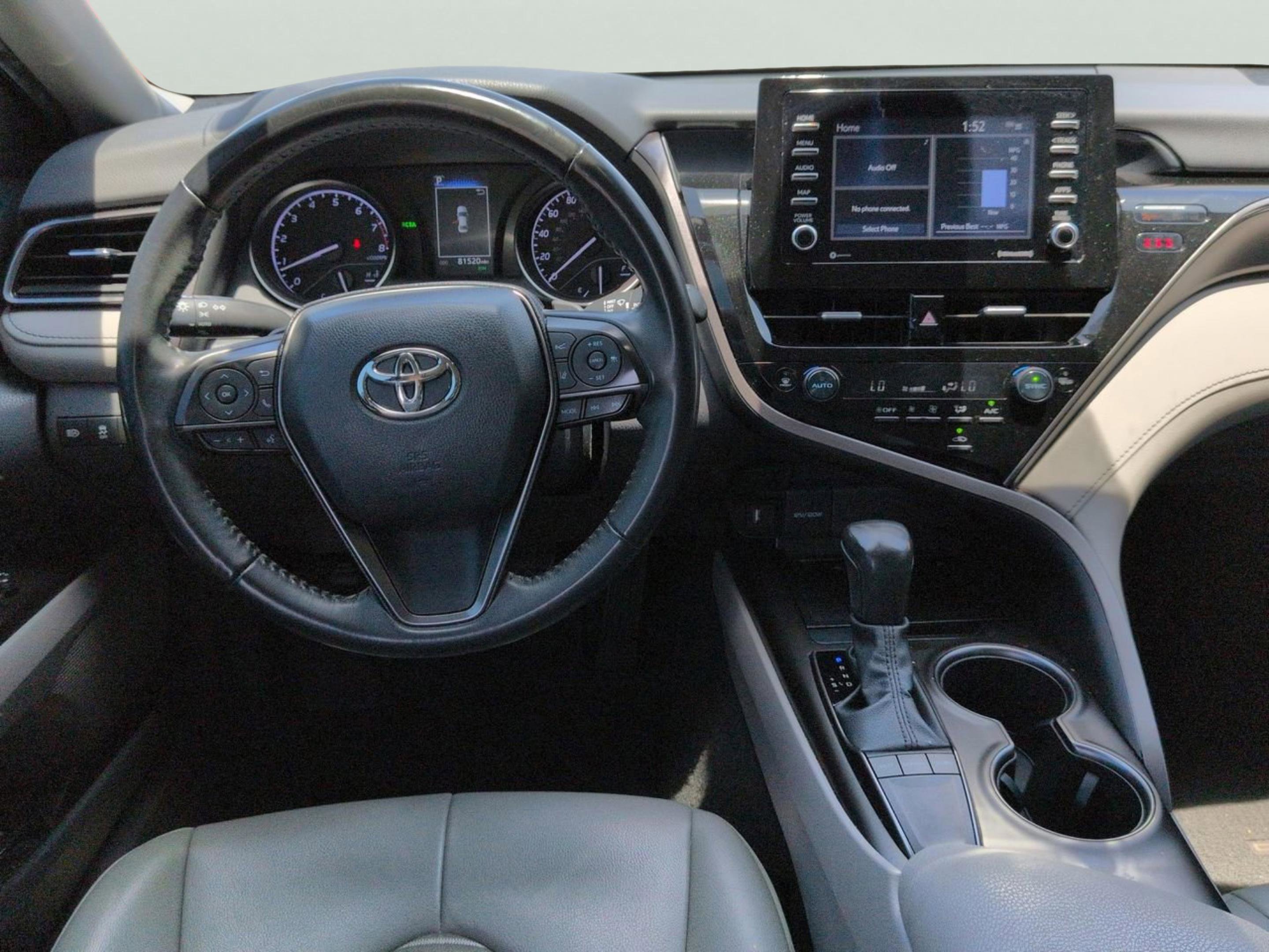 Used 2023 Midnight Black Metallic Toyota SE image 12