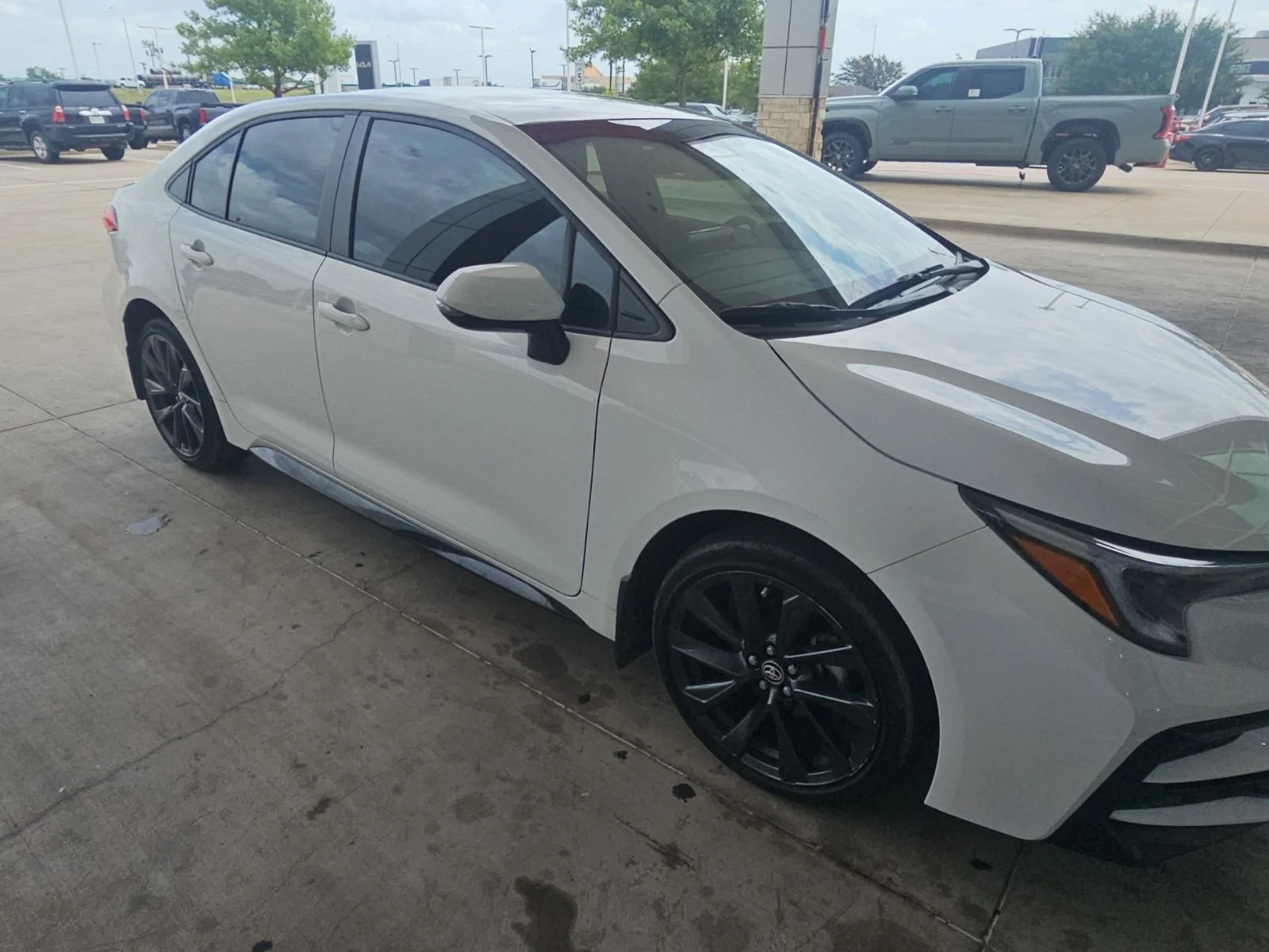 Used 2024 White Toyota SE image 24