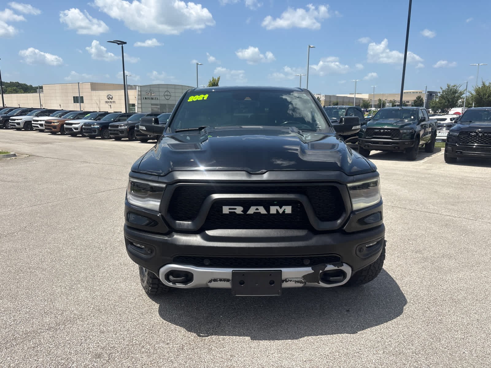 Used 2021 Diamond Black Crystal Pearlcoat Ram Rebel image 4