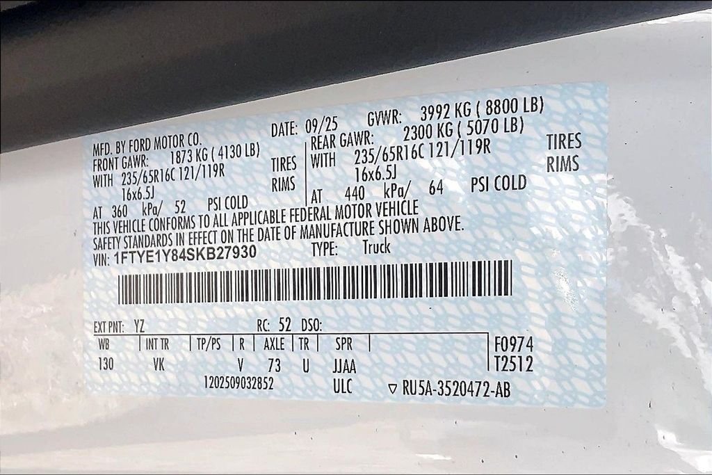 New 2025 Ford Transit-150 Base 3D Cargo Van