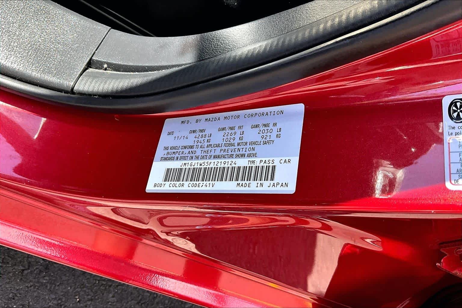 Used 2015 Soul Red Metallic Mazda i Grand Touring image 33