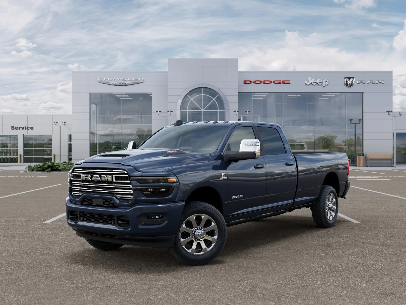 New 2026 Forged Blue Metallic Exterior Paint RAM Laramie image 28