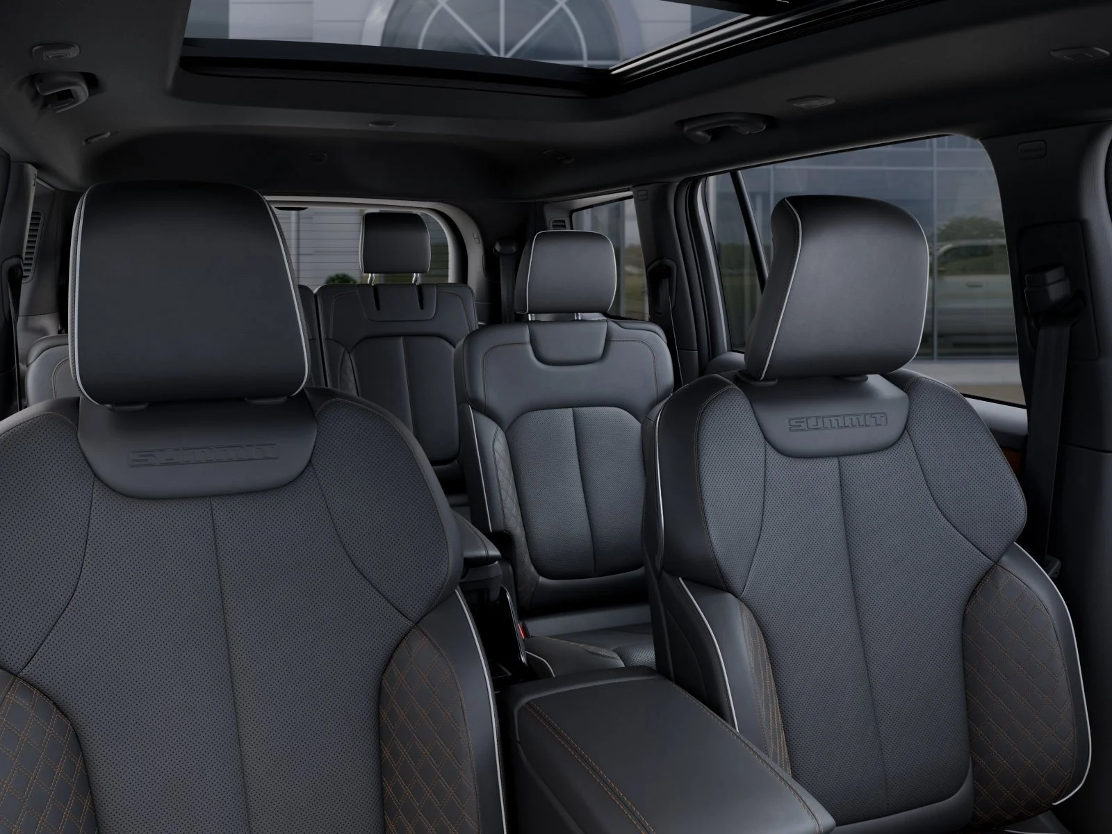 New 2026 Diamond Black Crystal Pearl-Coat Exterior Paint Jeep Summit image 28