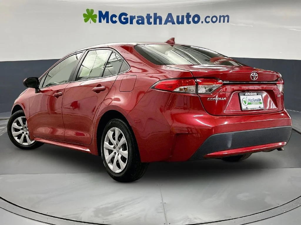 Used 2021 Red Toyota LE image 3