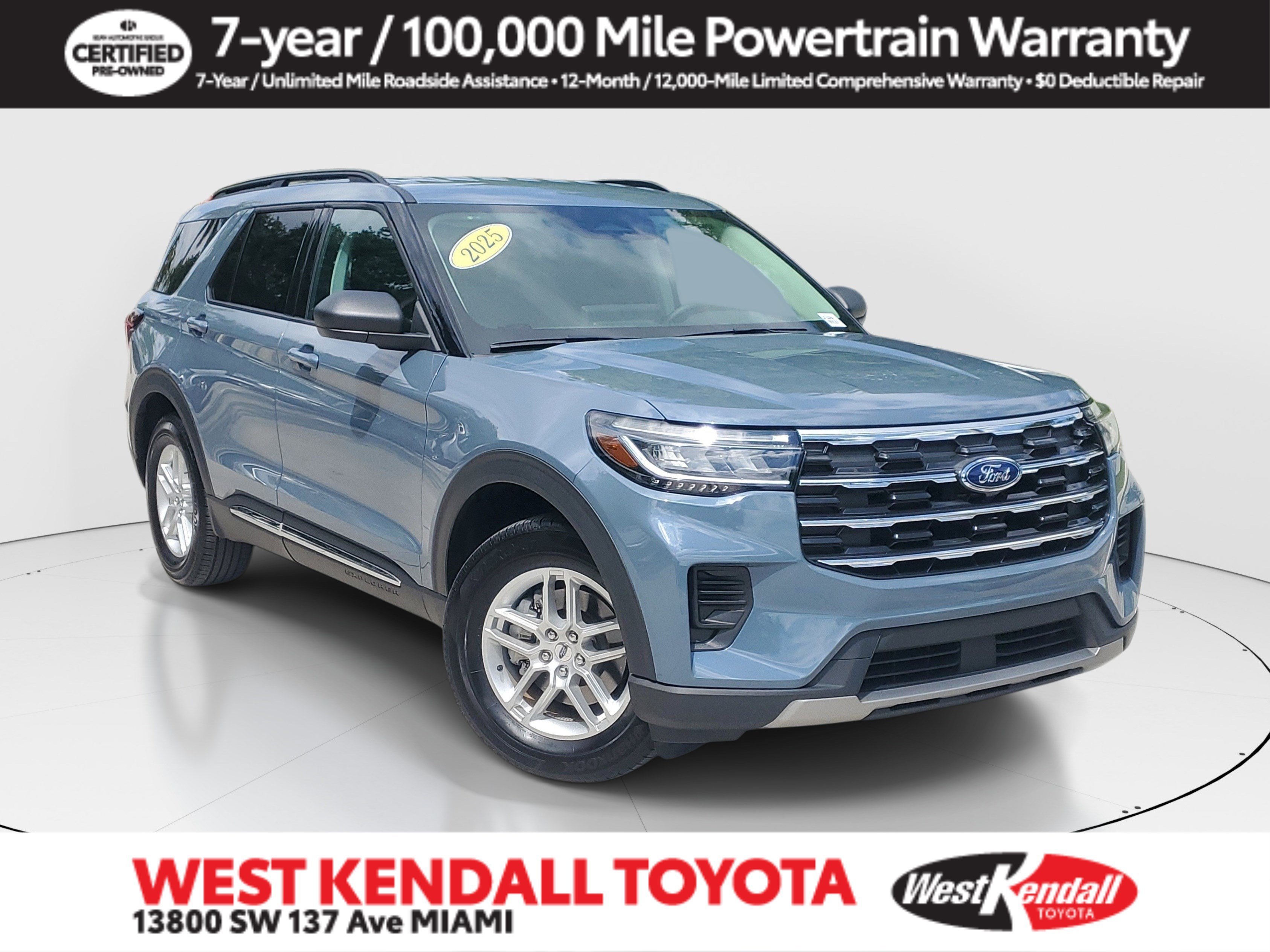 Used 2025 Vapor Blue Ford Active image 1