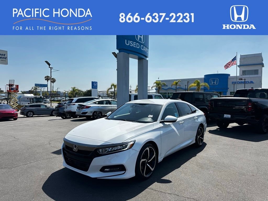 Used 2018 White Honda Sport image 1