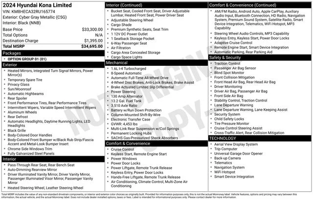 Used 2024 Cyber Gray Metallic Hyundai Limited image 62