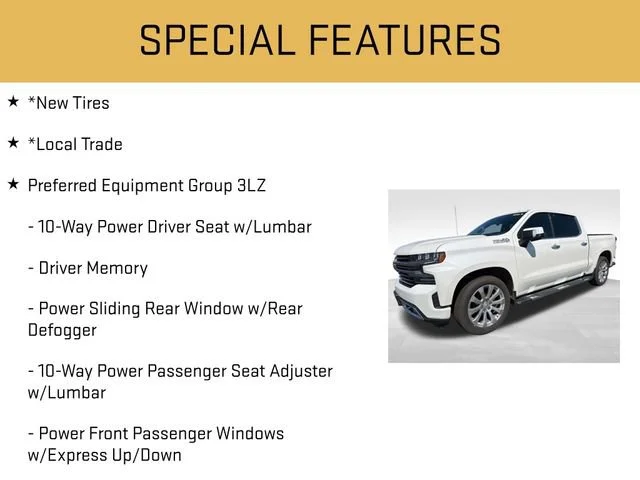 Used 2019 IRIDESCENT PEARL TRICOAT Chevrolet High Country image 6
