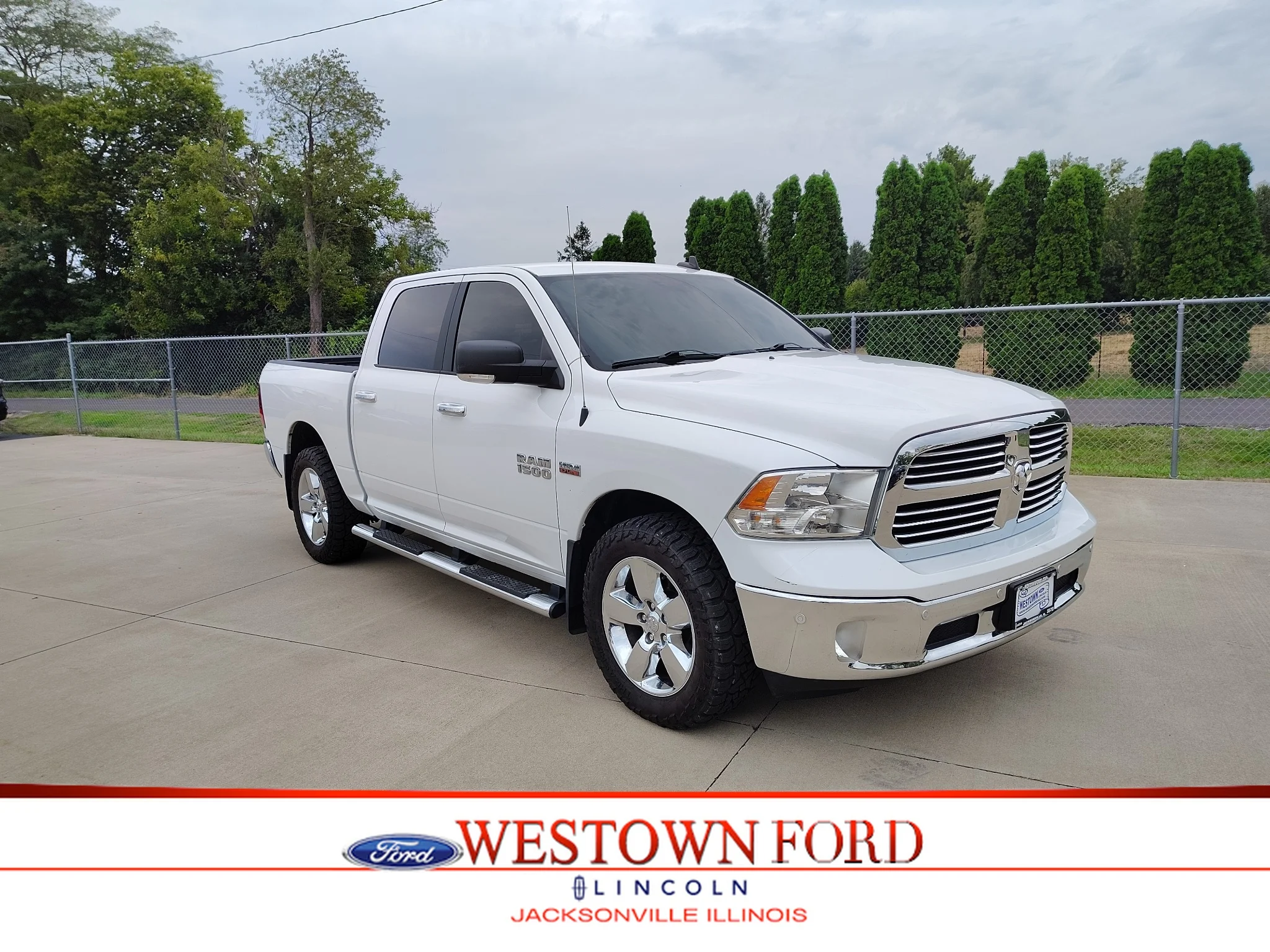 Used 2017 Bright White Clearcoat Ram Big Horn image 1
