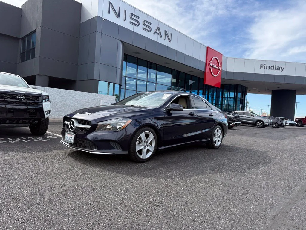Used 2017 Blue Mercedes-Benz CLA 250 image 1