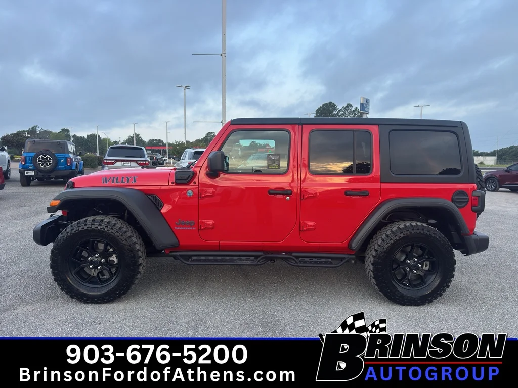 Used 2025 Firecracker Red Clearcoat Jeep Willys image 8